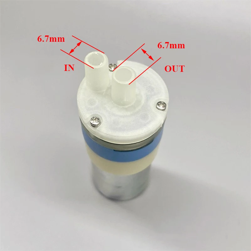 Мини 370 DC 12 В 0,9 л/мин мембранный водяной насос с самообрезным всасыванием для DIY диспенсер-насосная машина