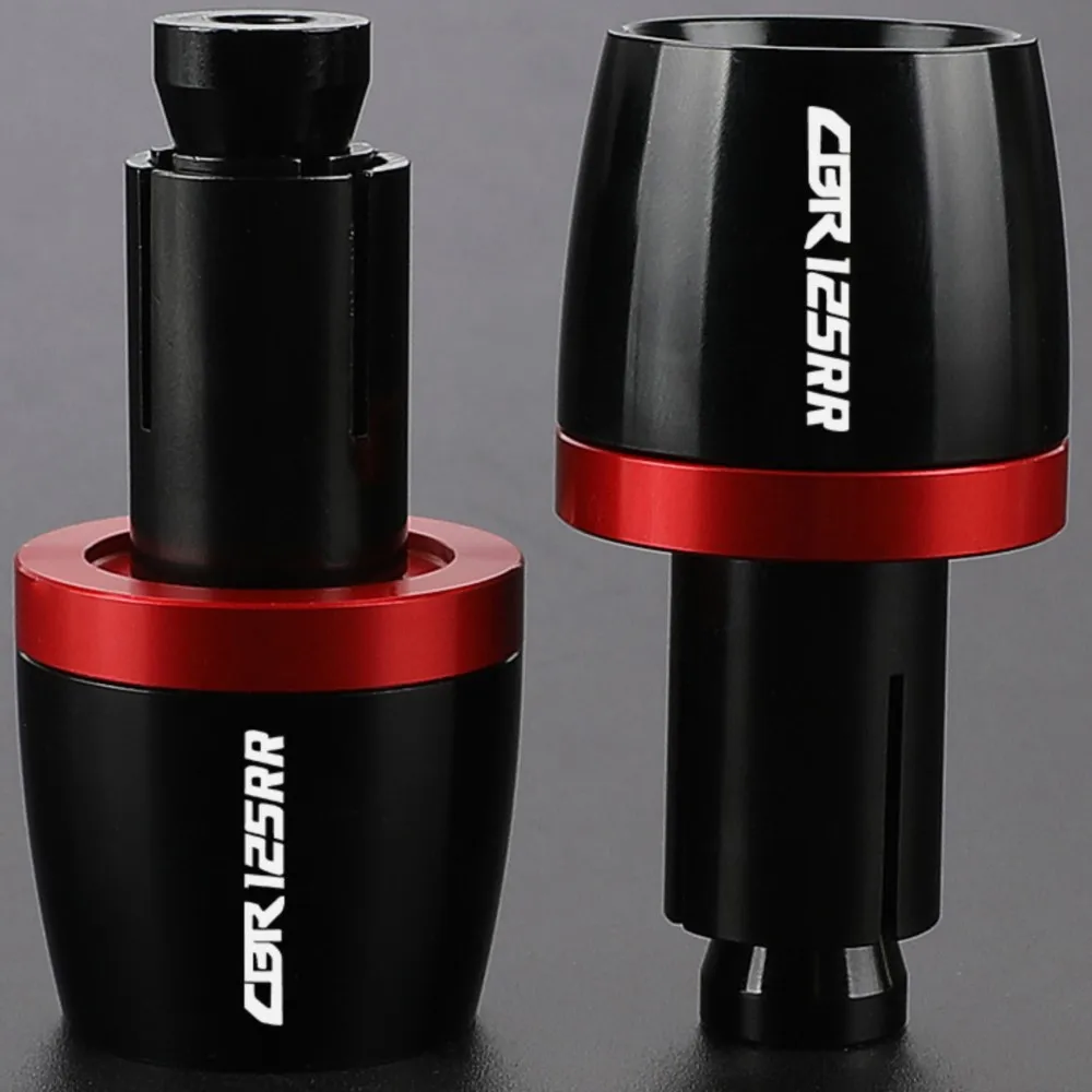 

FIT Motorcycle CNC Accessories For HONDA CBR125RR 2004-2010 2009 Handlebar Grip End Handle Bar Cap End Plug 2008 2007 2006 2005