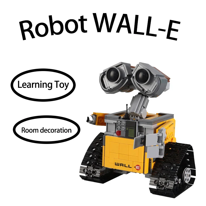 

21303 Робот WALL-E: Конструктор, совместимый с кубиками, детские игрушки, 687 деталей, сборная модель, фигурка, подарок