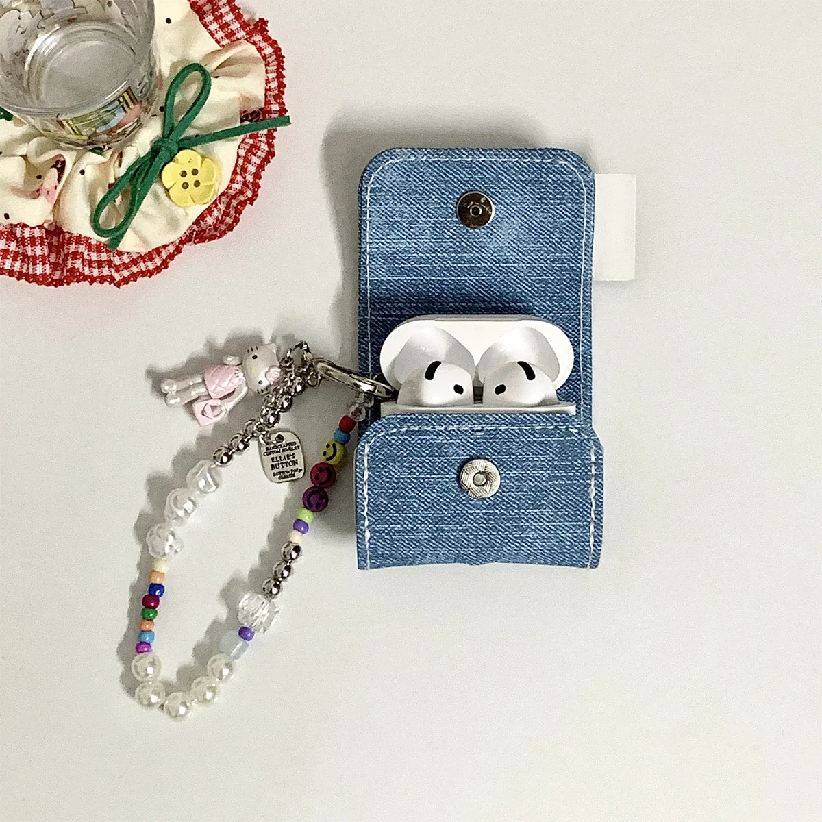 

Korea 2025 New 3D Red Apple Cute Soft Shockproof Protection Cover Case For AirPods 1 2 3 Pro 3nd Pro 2 2nd earphone cover