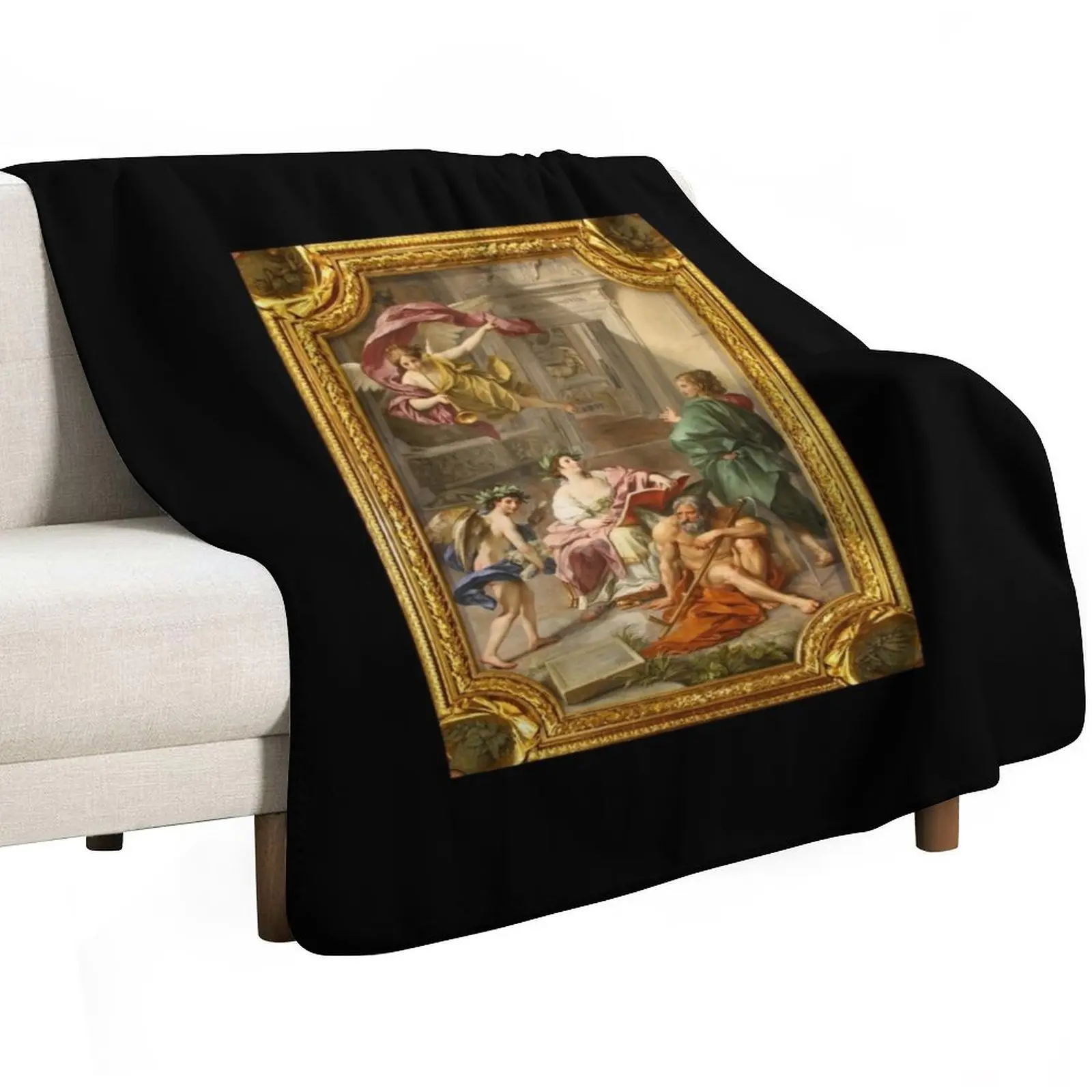 Raphael Fresco Throw Blanket Moving Luxury Brand Personalized Gift warm for winter Camping Giant Sofa Blankets