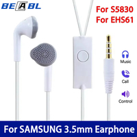 For Samsung 3.5mm Earphone EHS61 S5830 In Ear Wired Headphone With Mic For Galaxy S10 S9 A15 A06 A05 A32 A52 A51 A50 A23 A71 A03