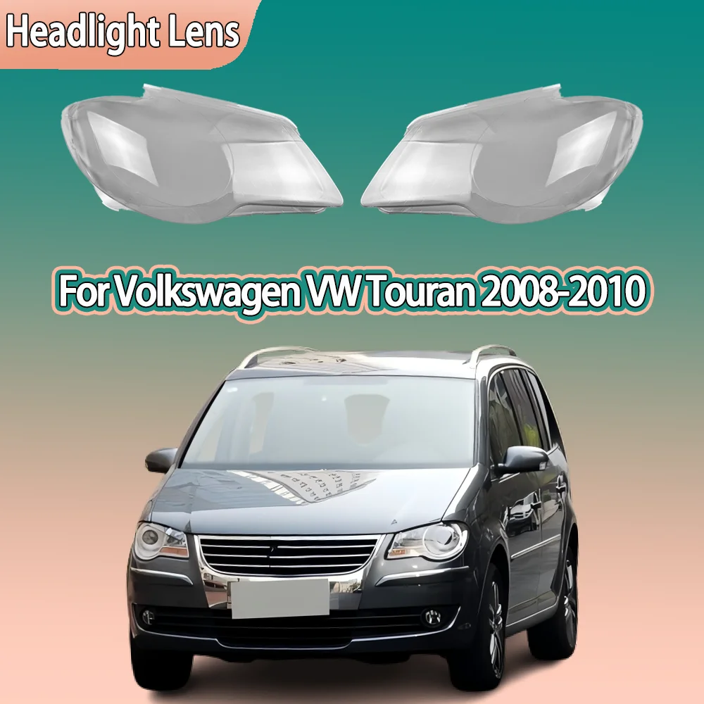 

Car Front Lights Case For Volkswagen VW Touran 2008 2009 2010 Car accessories Headlight Cover Headlight Lens Glass Car parts