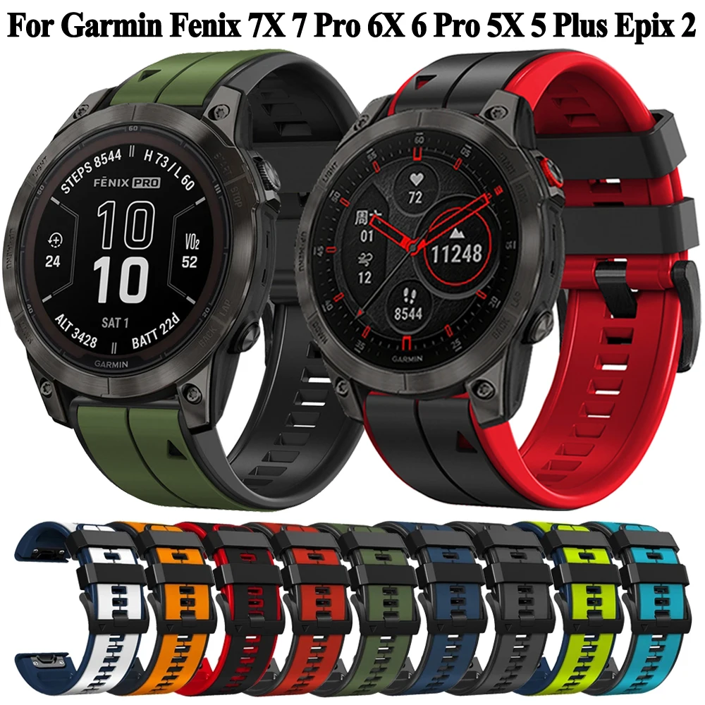 Watch Band QuickFit 22mm 26mm For Garmin Epix Pro Gen 2 51mm 47mm/Fenix 7X 7 Pro Solar/Fenix 6 6X Pro 5 5X Plus Strap Bracelet