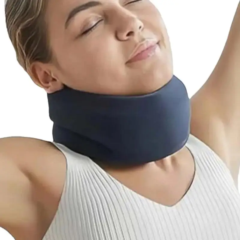 Neck Collar Adjustable Foam Soft Wraps Soft Neck Support Brace For Sleeping Aligns & Stabilizes Vertebrae Ensures Stability For