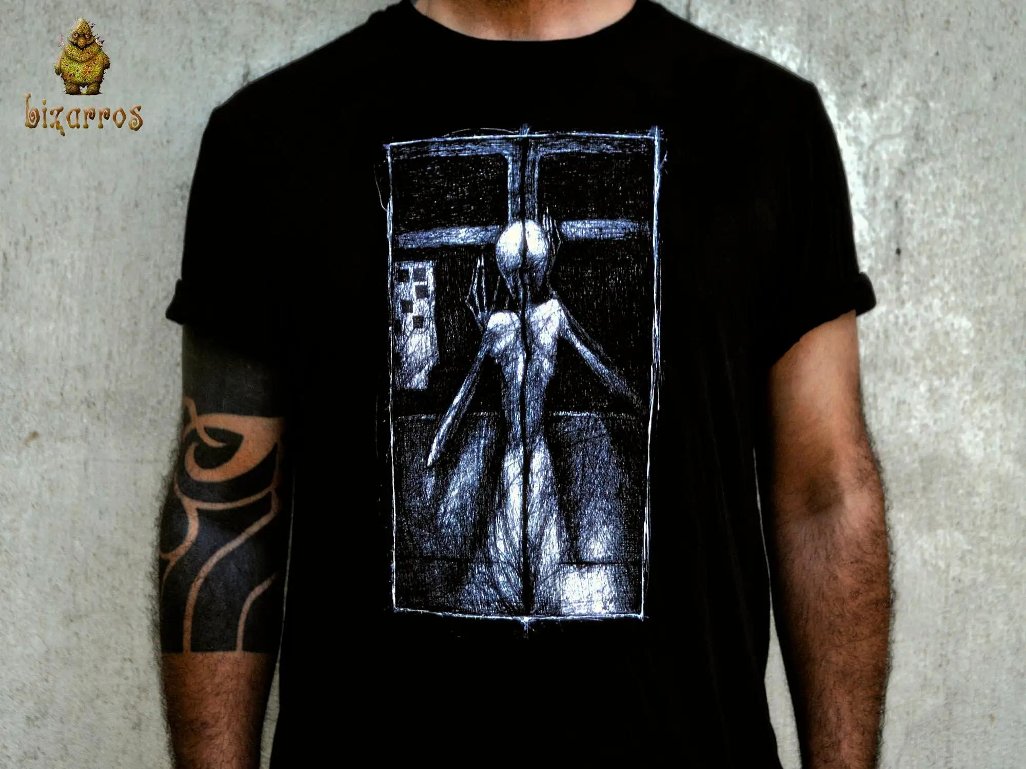 ALONE T Shirt Dark UNDERGROUND METRO Gothic Apocalyptic Metal