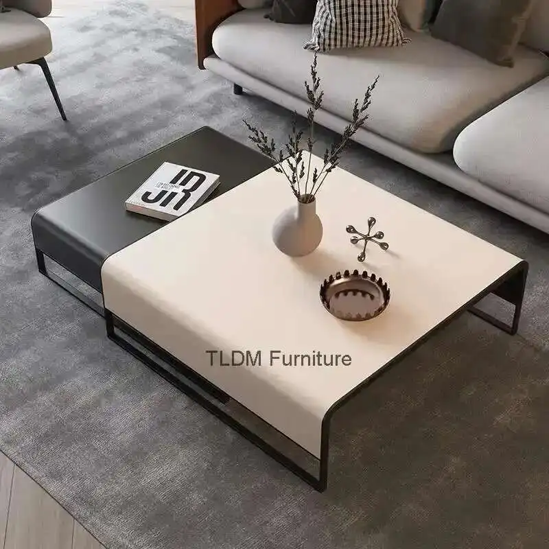 Mesa auxiliar pequeña de diseño para cocina, libros de Metal, organizador Industrial japonés, mesa de centro ajustable, Mesas Bajas, muebles para el hogar