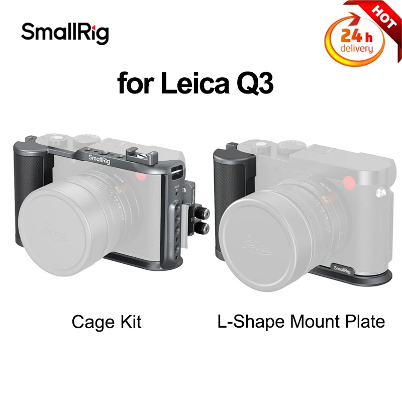 

SmallRig for Leica Q3 L-Shape Mount Plate with Handle / Camera Cage Titanium Alloy Versatile Mounting Interfaces 4568/456