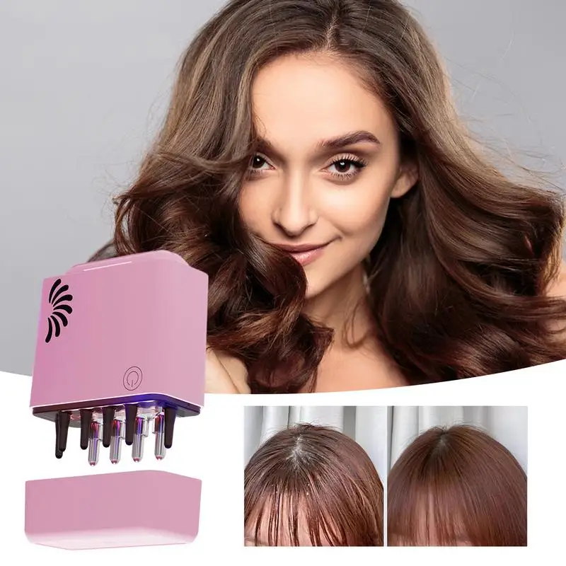 

Electric Hair Oil Applicator Electric Vibration Massage Comb Liquid Oil Applicator Hair Growth Comb Portable Head Massager