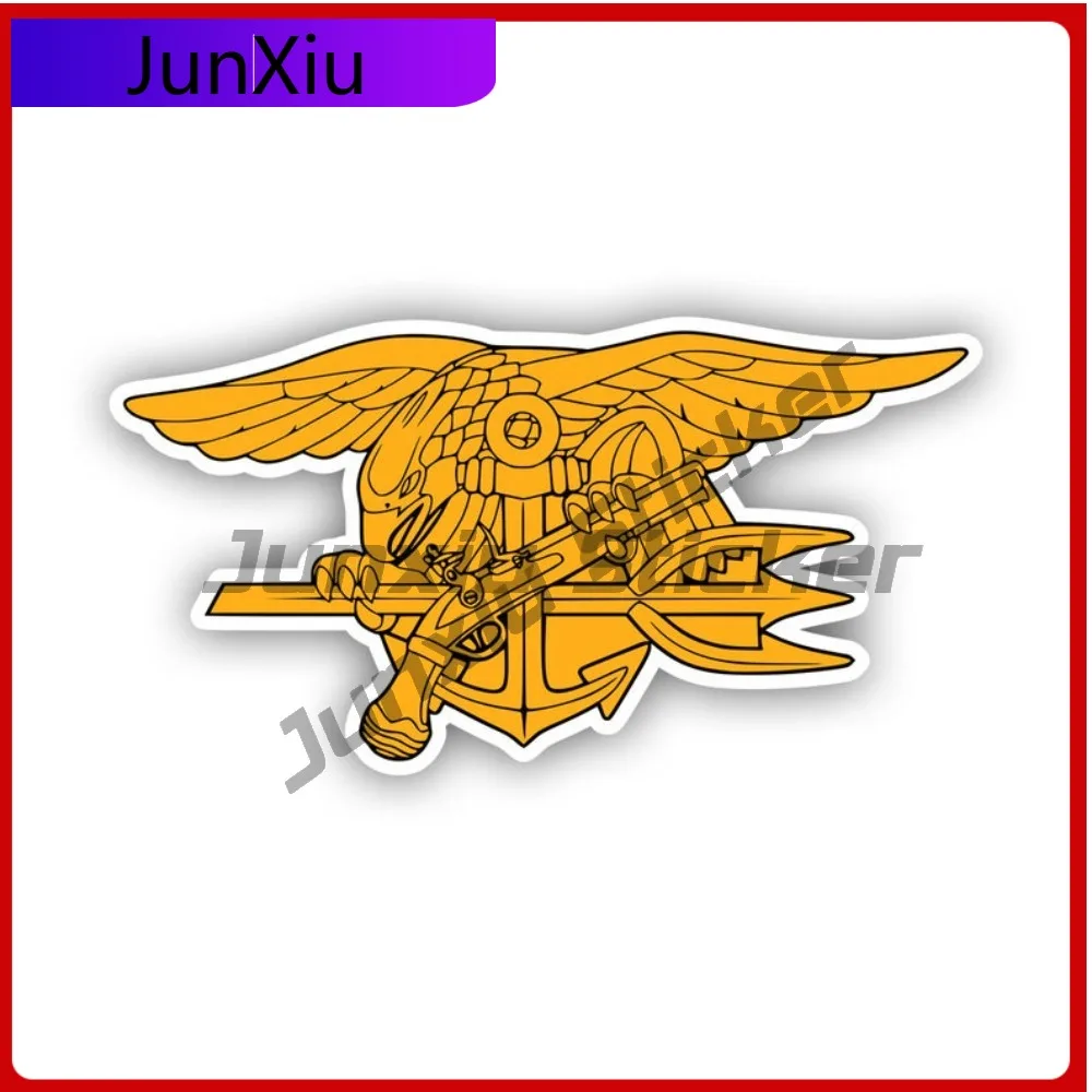 

Creative Minimalist Seal Trident Sticker Decal American Made Uv Protected Buds Special Warfare Insignia Seals Sticker Outdoor