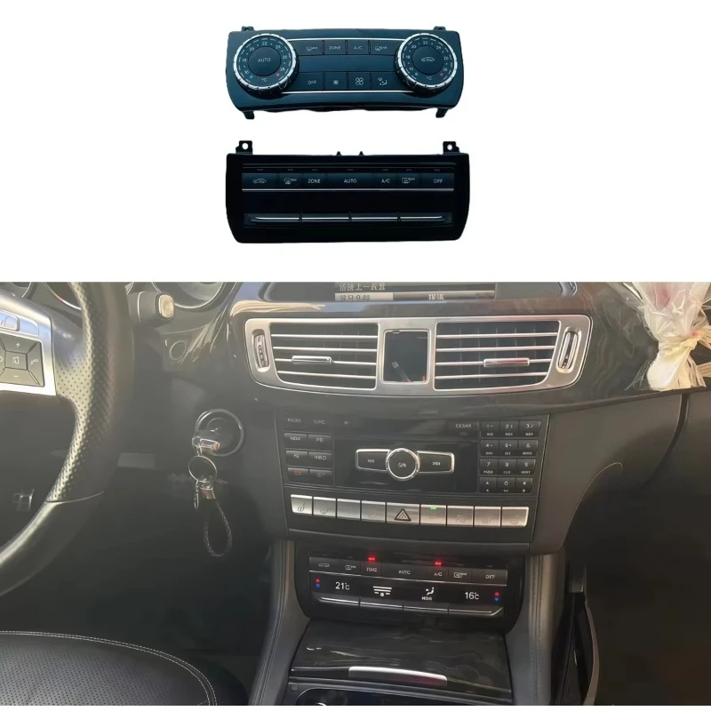 RHD LHD for CLS W218 12-17 Turbine Air Vents Center Console Original AC Control Panel Upgrade Kits
