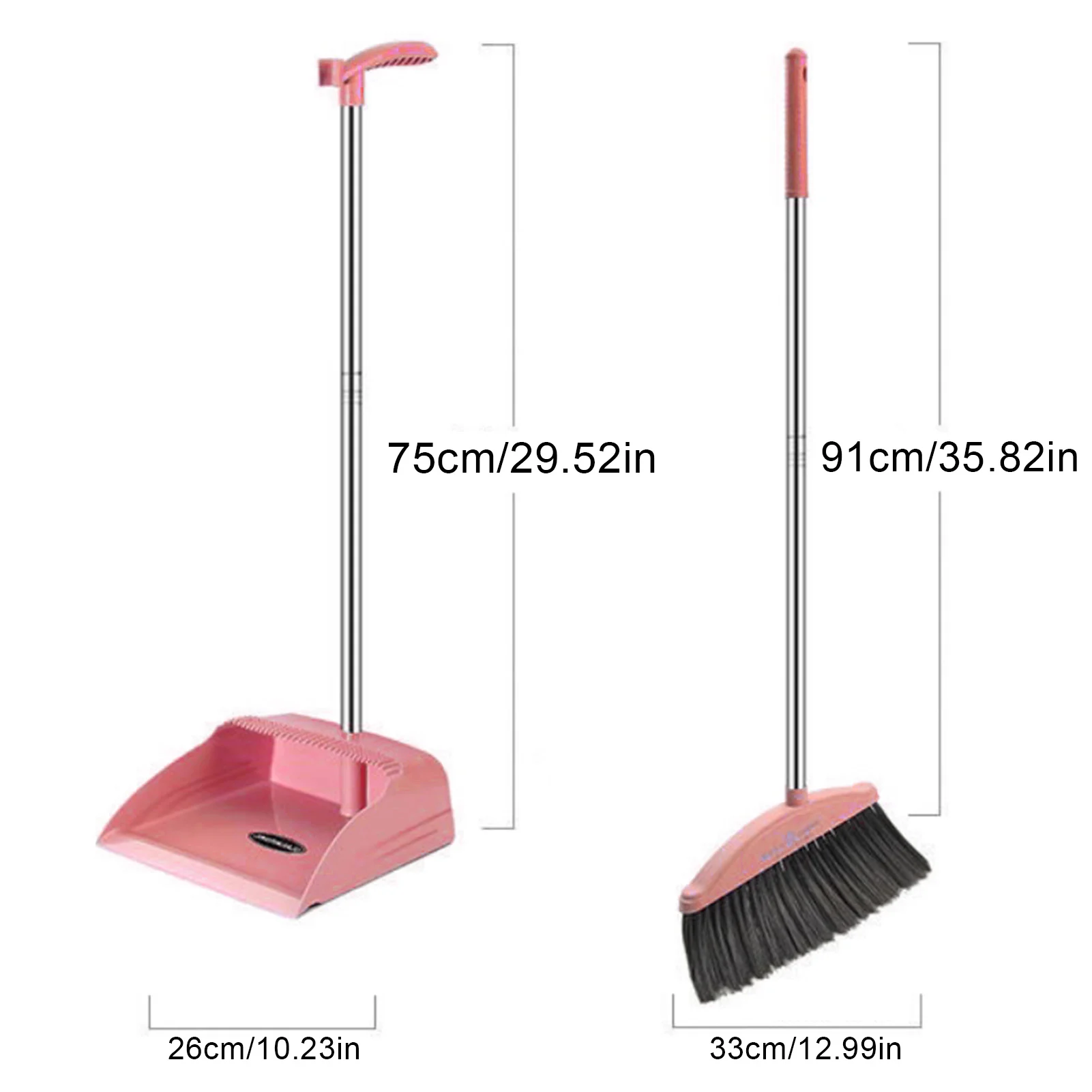 Cleaning Brush Broom Dustpans Set Broom and Scoop Set Folding Dustpan High-end Bathroom Water Wiper To Sweep Magic Brush Garbage