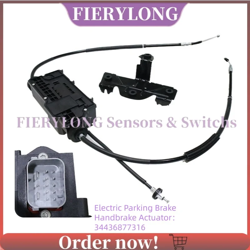 34436877316 Electric Parking Brake Handbrake Actuator with Control Unit Module For F01 740i 750i F02 740Li 750i xDrive 760Li