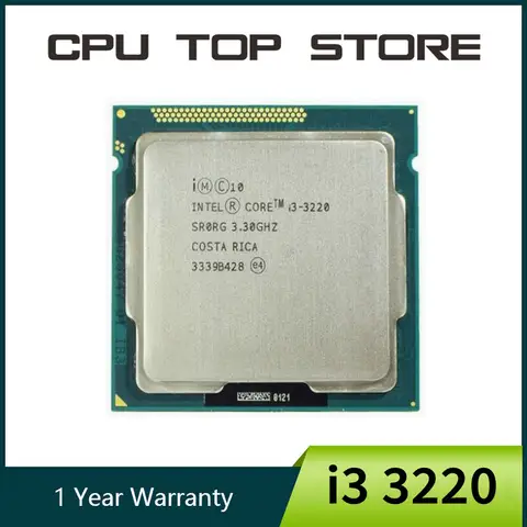Intel Core i3 3220 Prozessor Dual Core 3,3 GHz LGA 1155 TDP 55 W 3 MB Cache mit HD-Grafik-Desktop-CPU