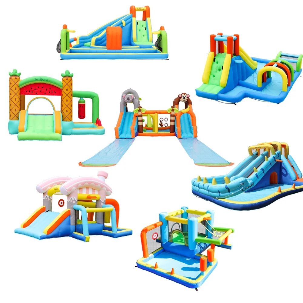 

Outdoor Indoor Home Use Jump Castle Inflatable Water Slide Combo Bouncy Castle Bounce House Jump With Blower Kids