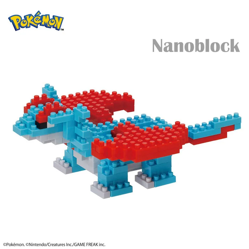 

Genuine Nanoblock Pokemon Salamence Micro Building Blocks Micro Blocks Model 3D Puzzle Kawaii Model Toy Collectible Gift