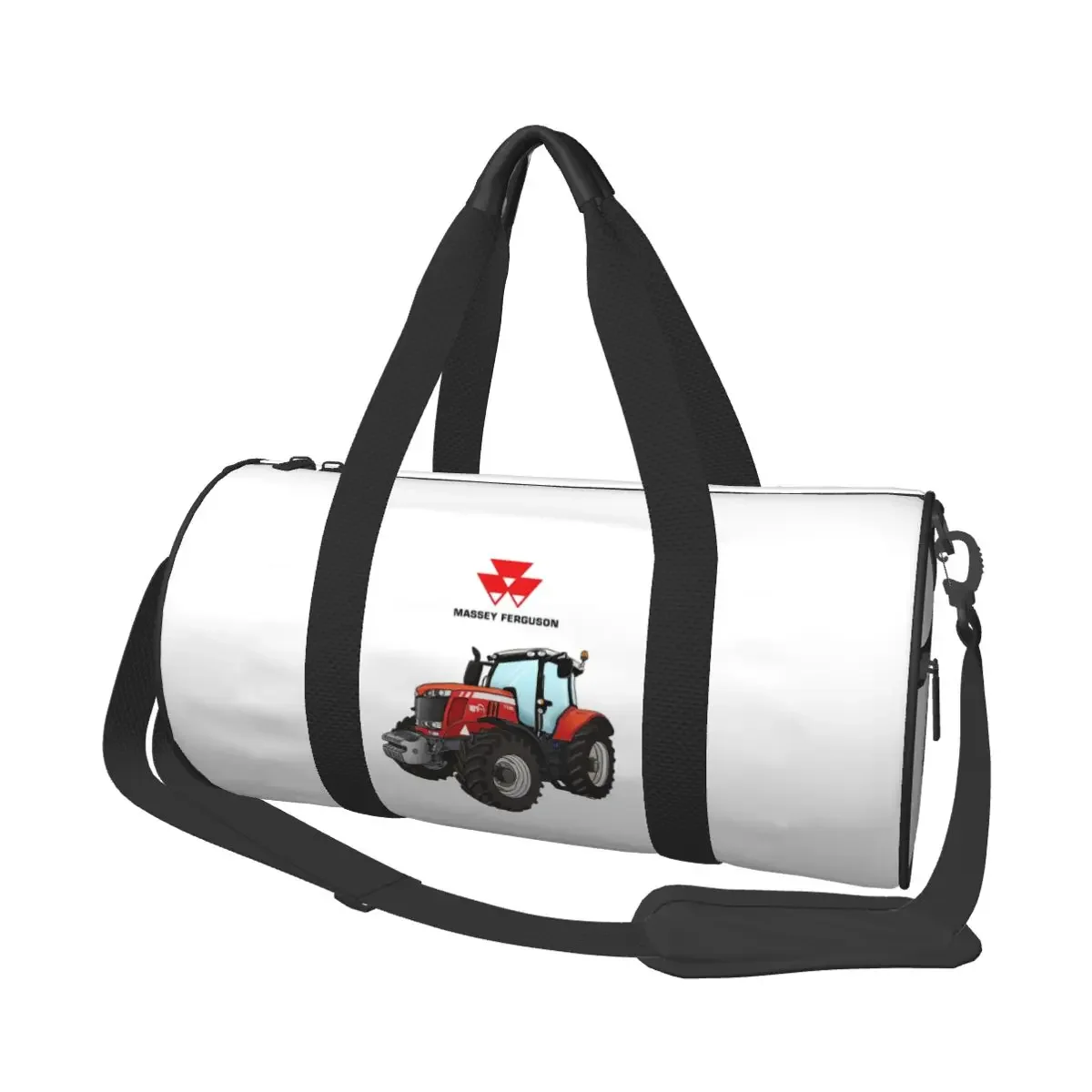 

Massey Ferguson Tractor Red Tractor Large Duffle Gym Bag Waterproof Duffle Travel Bags Handbags Fitness bag