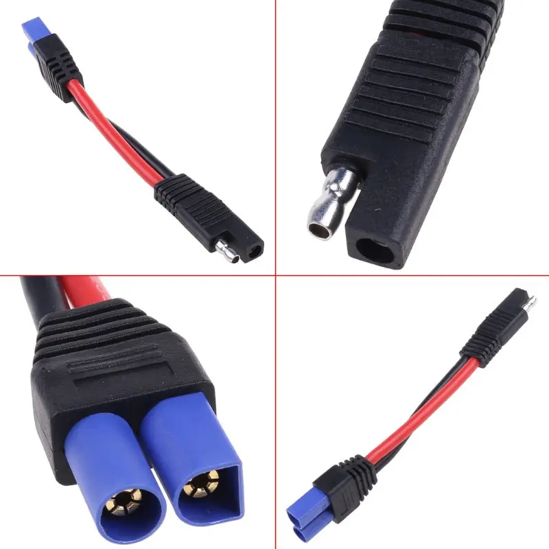 EC5 Female Plug Connector to SAE Power Tractor RV Adapter Cable Wire 10AWG Suitable for Solar Car  Motorcycle Car