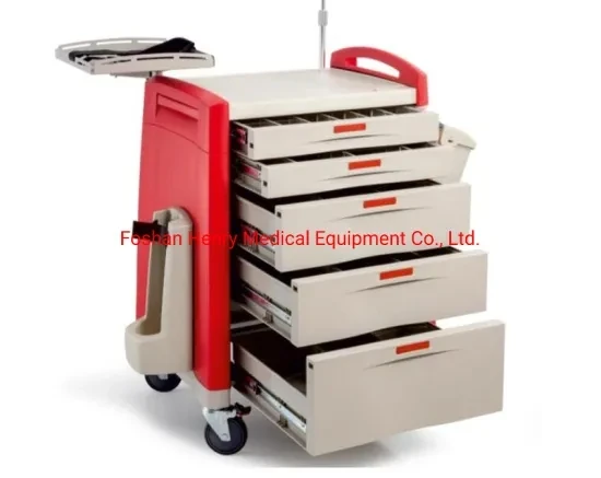 Hospital ABS Emergency Medical Trolley