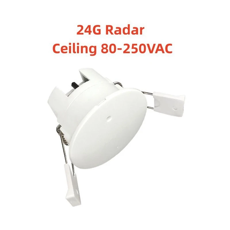 FFYY-Tuya Smart Life Wifi Millimeter Wave Radar 24Ghz Human Presence Motion Sensor Luminance Detector App Monitor 80-250VAC