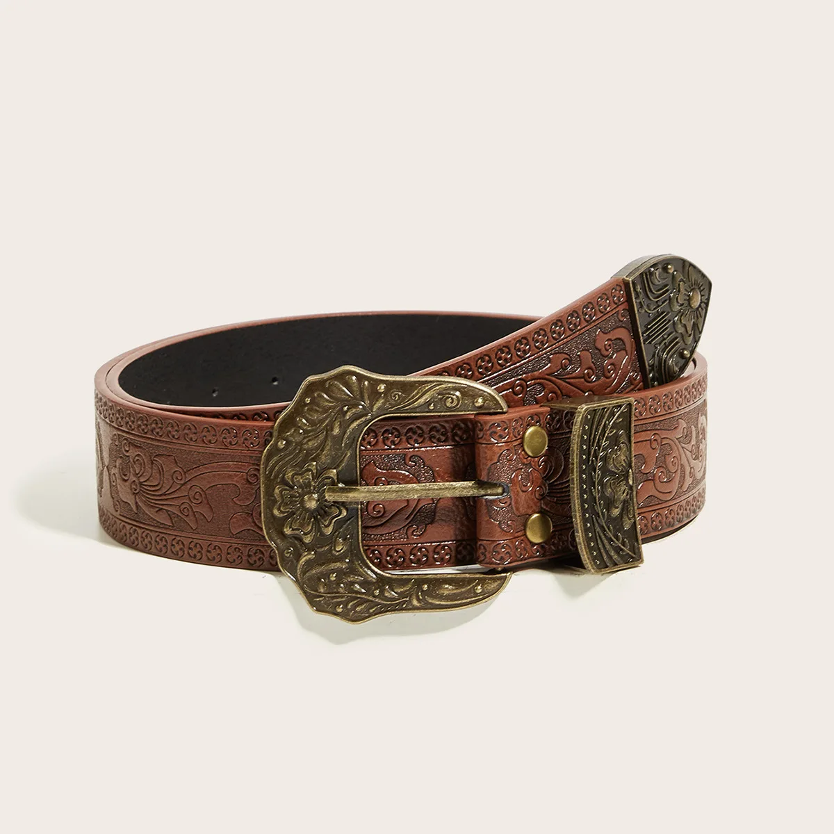 2026 New Hollowed Out Retro Style Waist Belt Needle Buckle Perforated Belt, Versatile Business Jeans Accessories