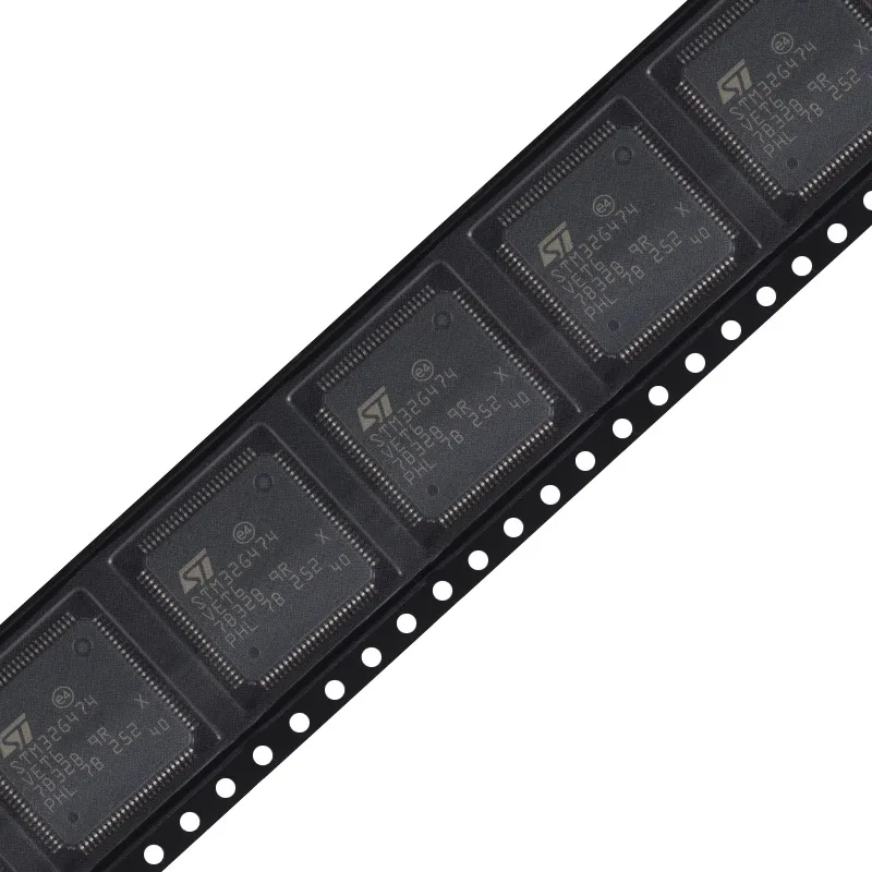 5pcs/Lot STM32G474VET6 LQFP-100 ARM Microcontrollers - MCU Mainstream Arm Cortex-M4 MCU 170 MHz 512 Kbytes of Flash Math Accel