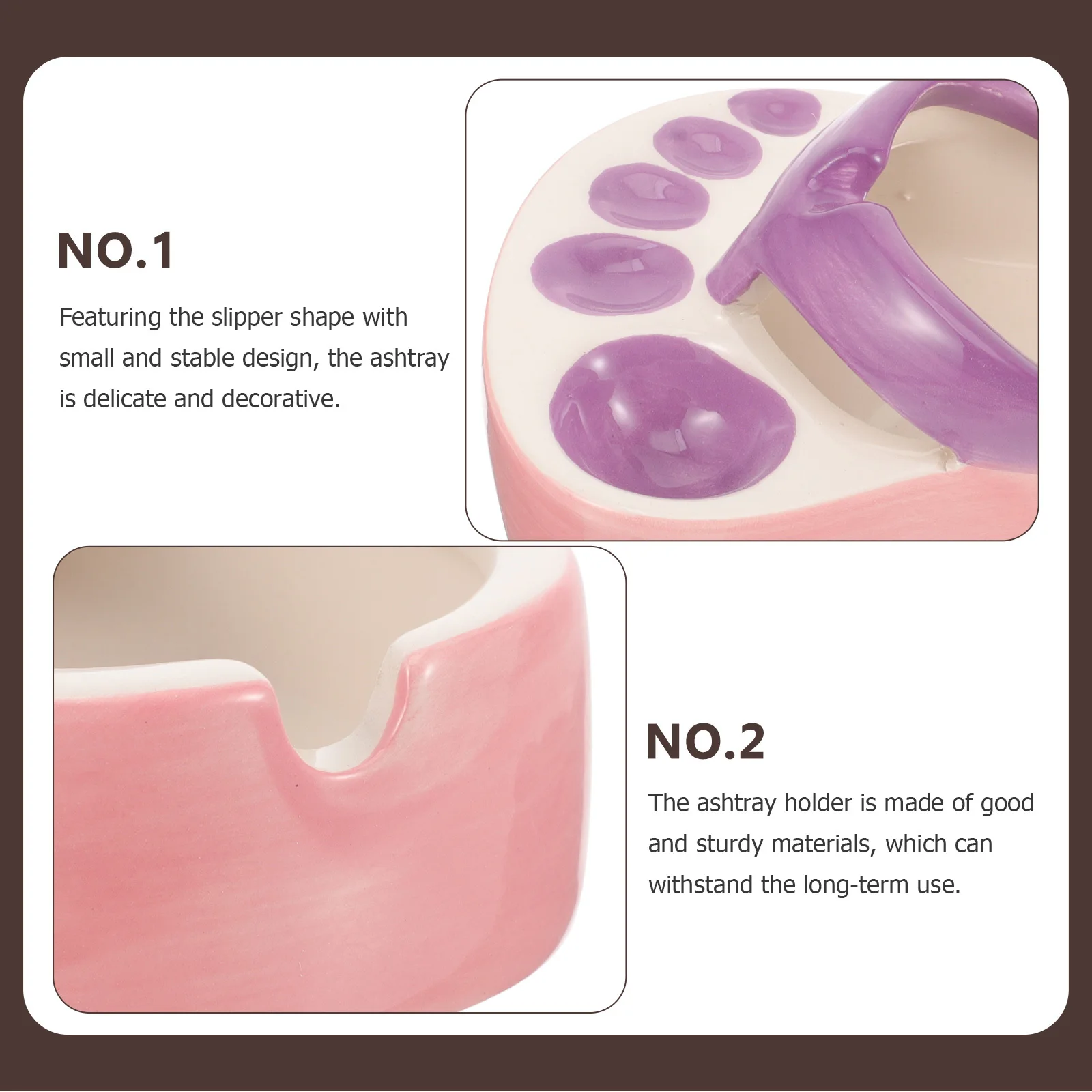 

Ash Tray for Cigars Outdoor Cigarettes Ashtray Holder Cute Modern Ornament Women