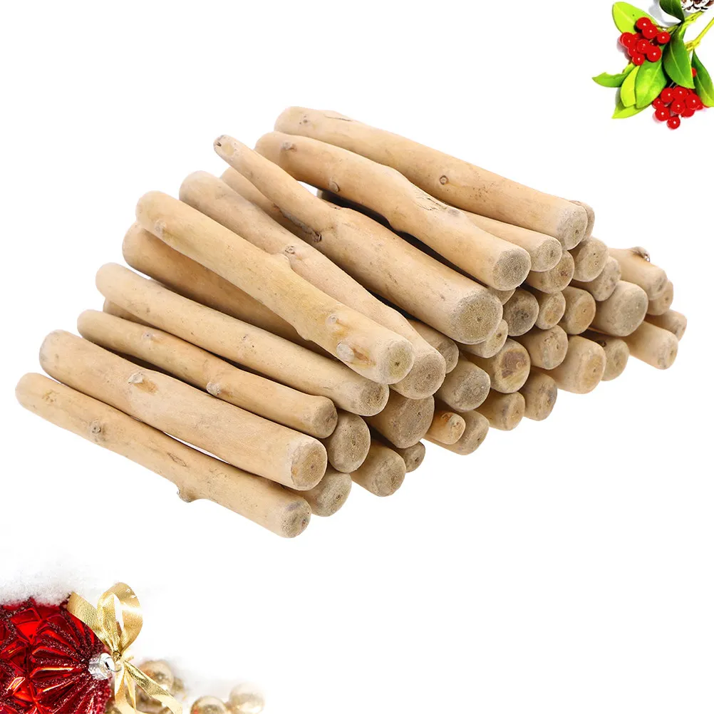 

500g Antiseptic Wood Rod Natural Wood Bar Driftwood Decoration Ornament for DIY Craft Artwork and Landscape