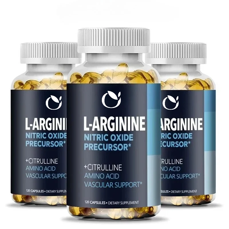 L-Arginine Supplement - for Energy, Strength and Endurance Support During Exercise | Muscle Mass, Non-GMO