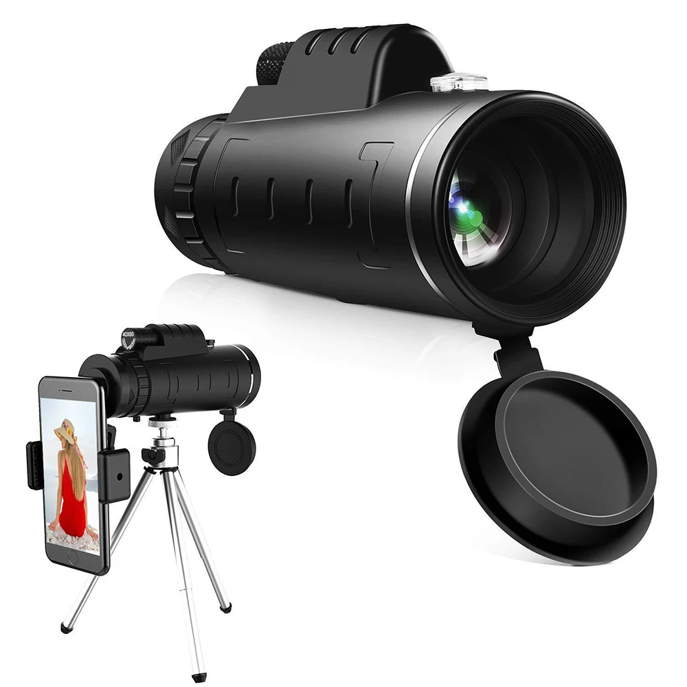 

Telescope Telephoto Lens 40X60 Zoom lens with Tripod Monocular Mobile Phone camera Lens for Smartphones lente para celular