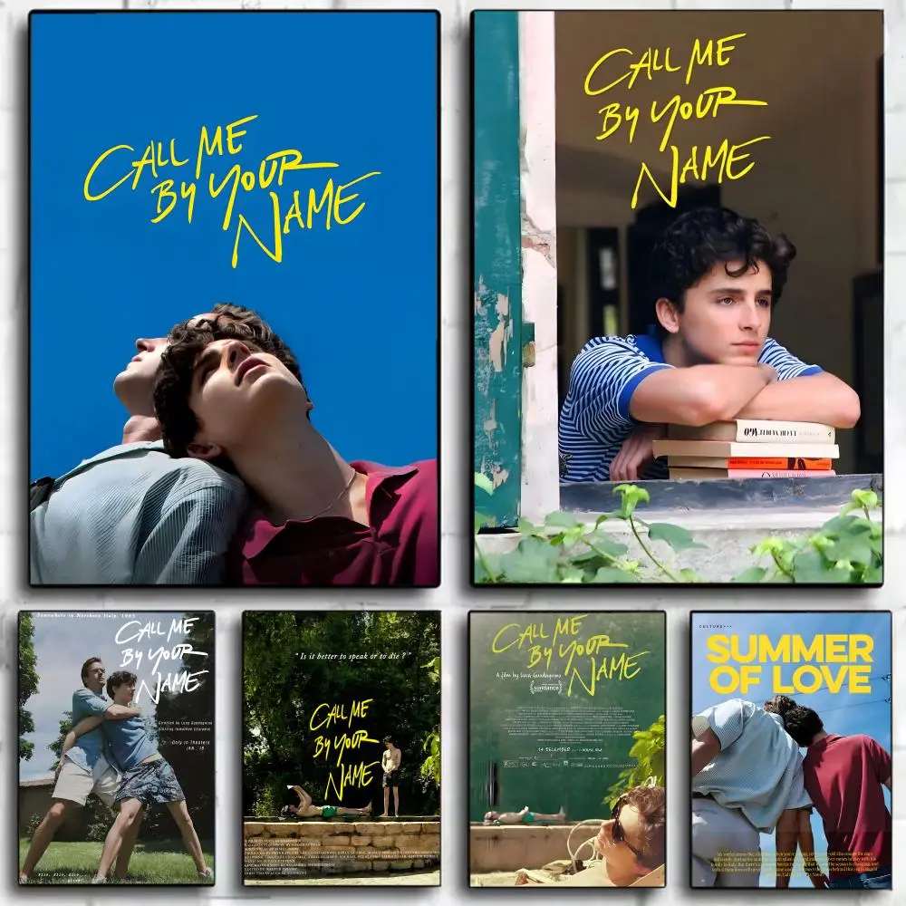 1 قطعة C-Call M-Me باسمك المثليين الحب الفيلم المشارك جدار الفن طباعة ملصق ديكور جدارية ديكور المنزل هدية غير المؤطرة #1