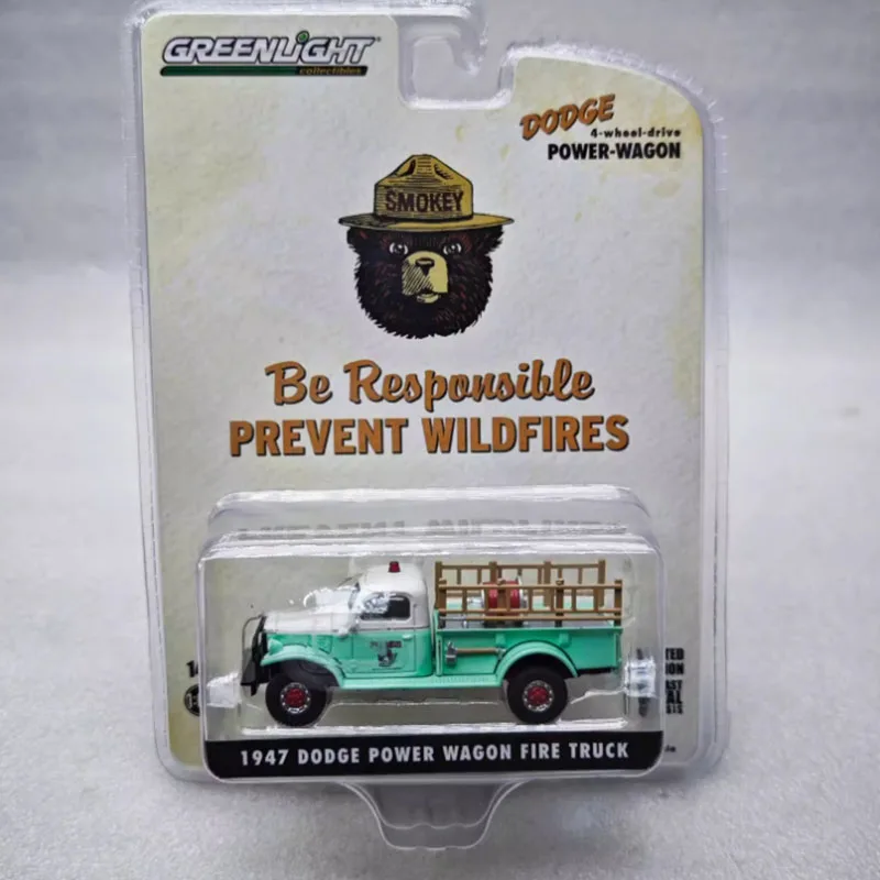 グリーンライト-合金電動トラックシミュレーションカーモデル、静的コレクション、装飾されたホリデーギフト、おもちゃ、お土産ギフト、1:64スケール、1941