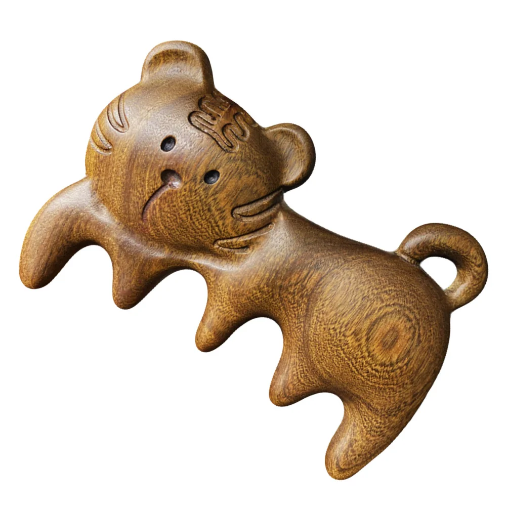 

Расческа для волос из натурального дерева, массажная щетка с широкими зубьями, массажер для кожи головы, удобная прочная щетка для распутывания влажных и сухих волос