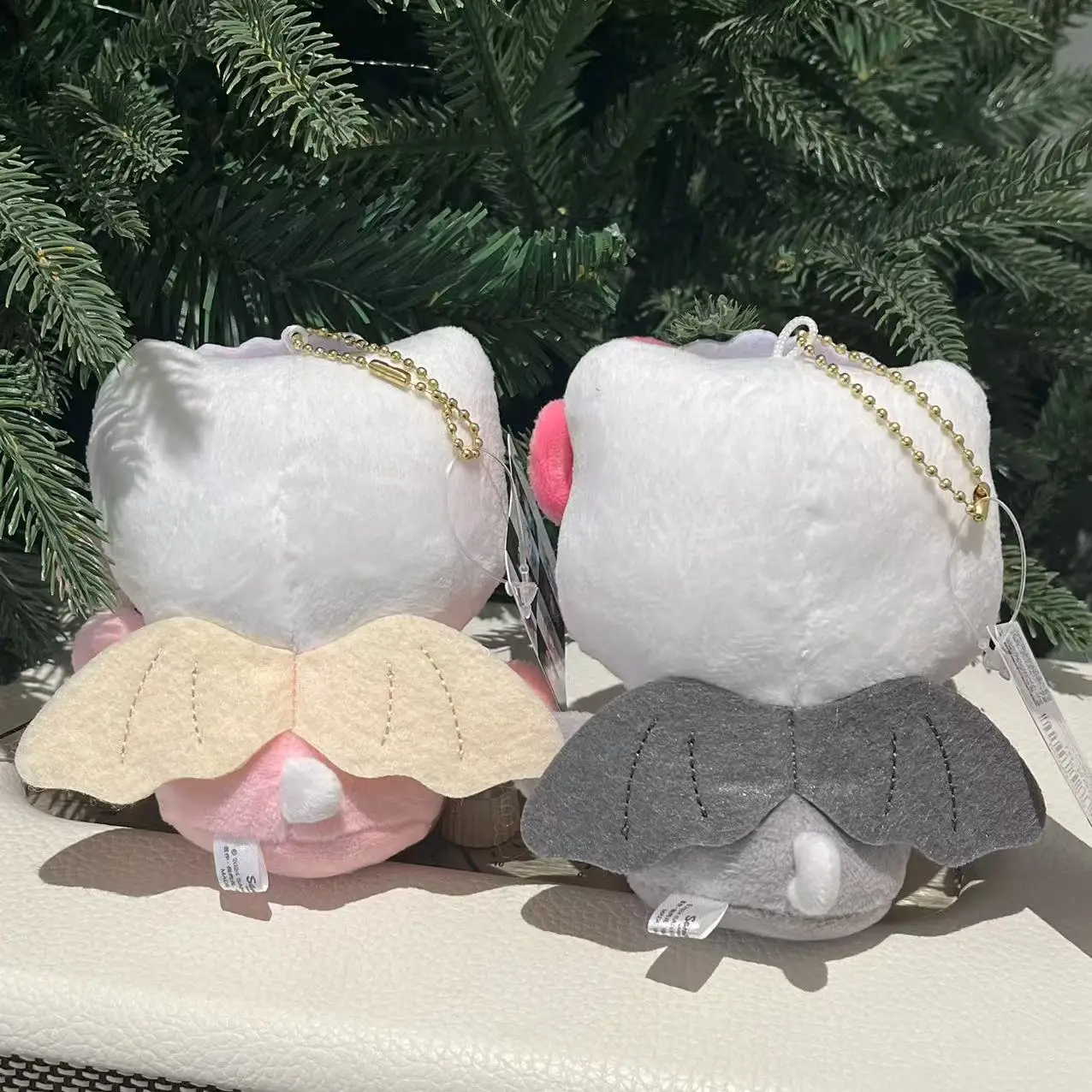 Hello Kitty Maschera per gli occhi Pigiama Peluche Portachiavi Kuromi My Melody Borsa zaino con ciondolo bambola di pezza