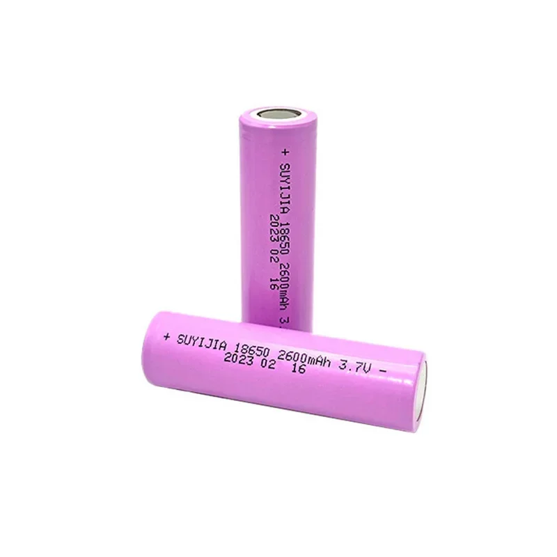 3.7V 2600mAh 18650 real capacity 18650 rechargeable lithium battery suitable for solar lamp flashlight model aircraft model toys