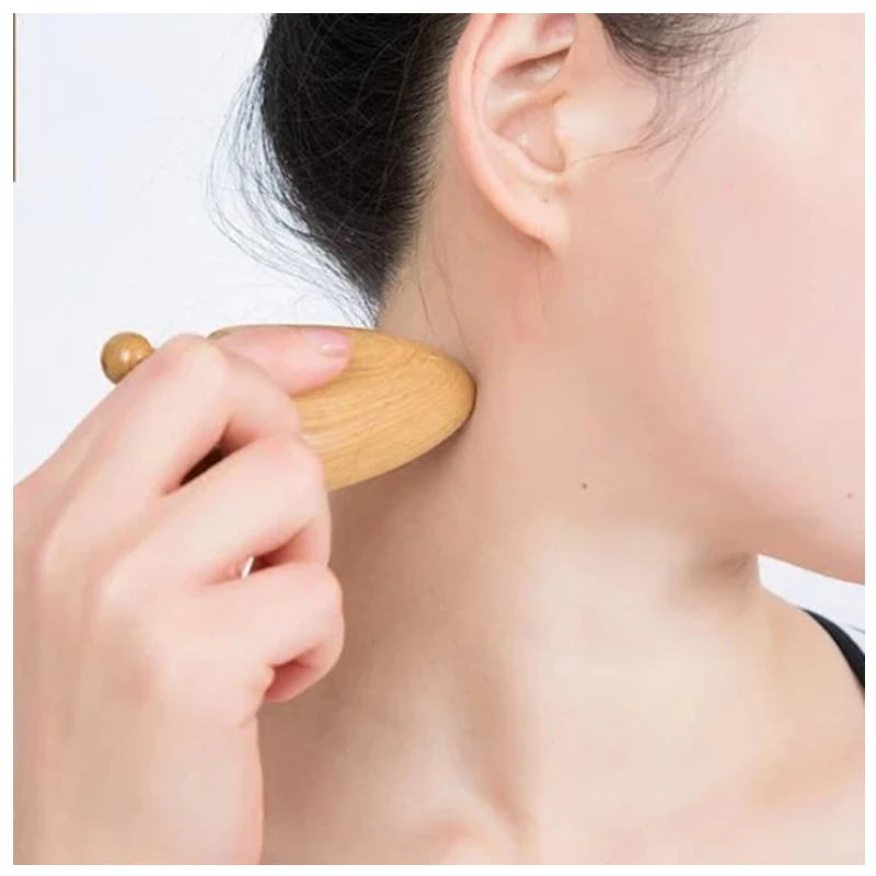 

HANRIVER Manual eye massager to relieve eye fatigue Multifunctional acupoint massage tool for nose, pure natural wood solid wood