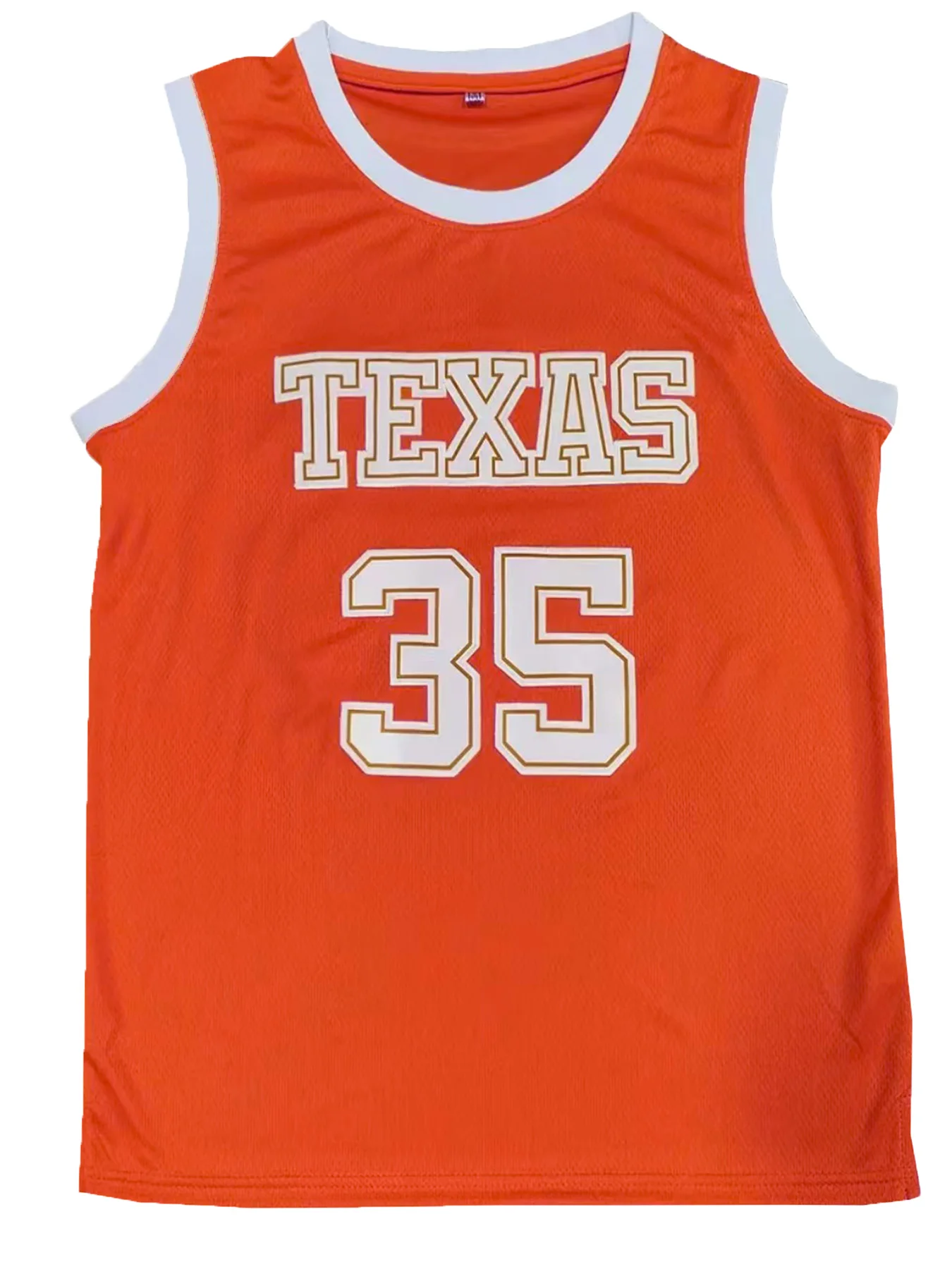 

Texas #35 Basketball Jersey Men Women Breathable Sleeveless Vest College Edition Hip Hop Streetwear Casual Sports Top For Fans