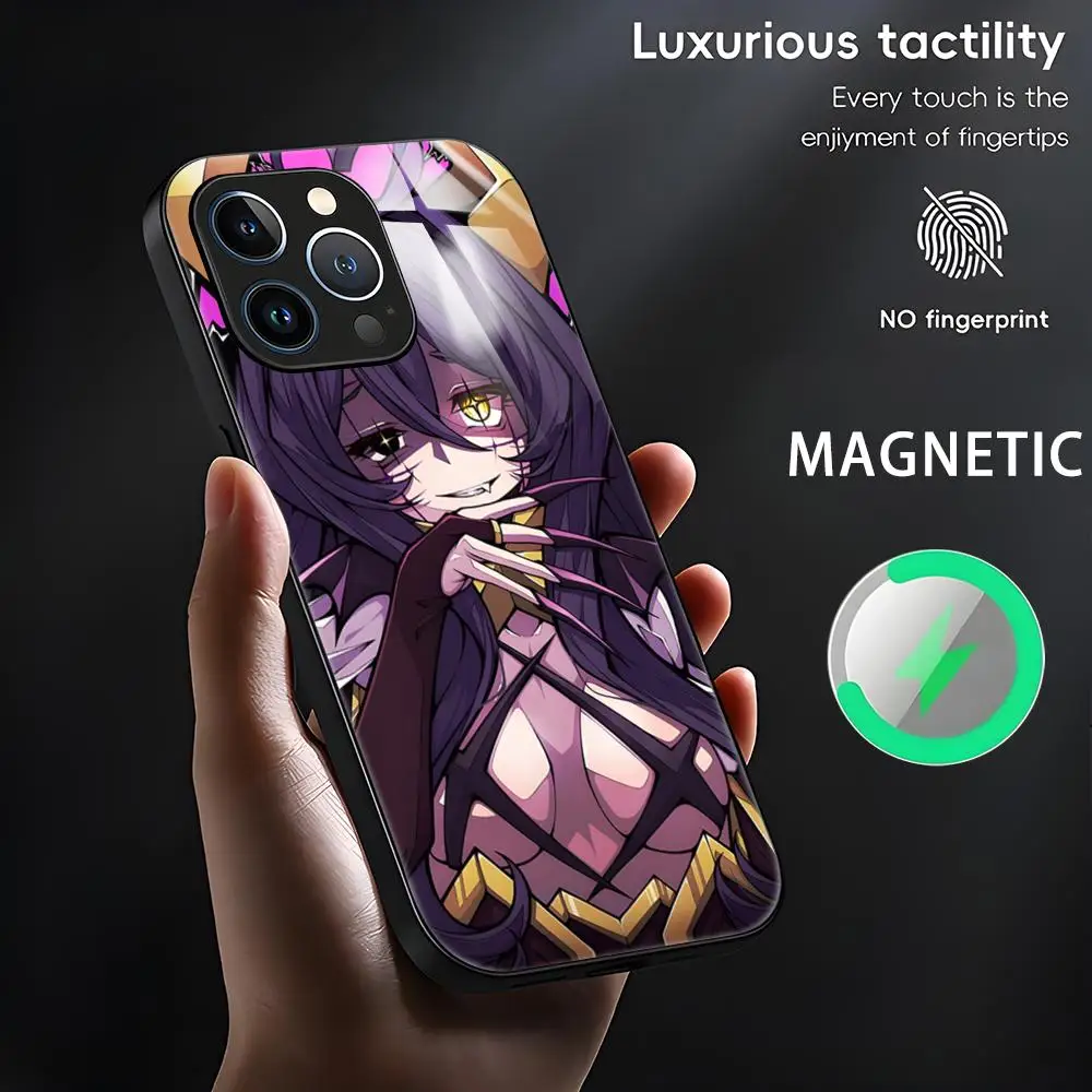 Japan Hiiragi Utena Anime Phone Case For iPhone 16 15 14 13 12 11 X XR XS 8 Plus Mini Pro Max Glass Magnetic Phone Case