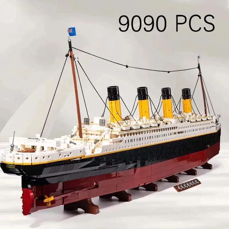 9090 PCS Titanic Ship Toys Kid Birthday Christmas Gifts Compatible With Building Blocks Bricks 10294