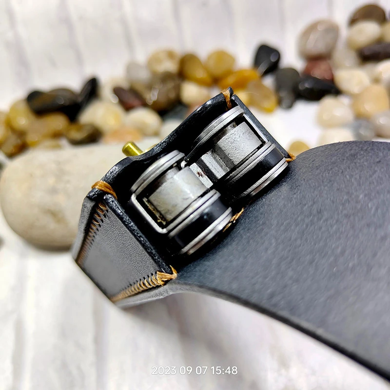 Strumento multifunzionale pinza marsupio esterno portatile Bowie coltello pinza fodero in pelle cintura pacchetto personalizzato a mano PD