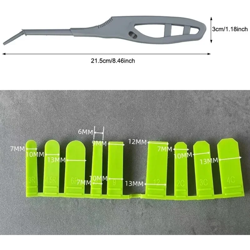 9 In 1 Glass Glue Angle Scraper Sealant Spreader Finishing Tool Kit Easy Clean for Window Tile Kitchen Sink Shower Joint Set