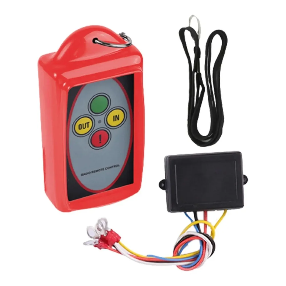 Digital Wireless Winch Remote Control Kit 12V 24V for Trucks For SUVs UTV with 75 Feet Range and Easy Installation