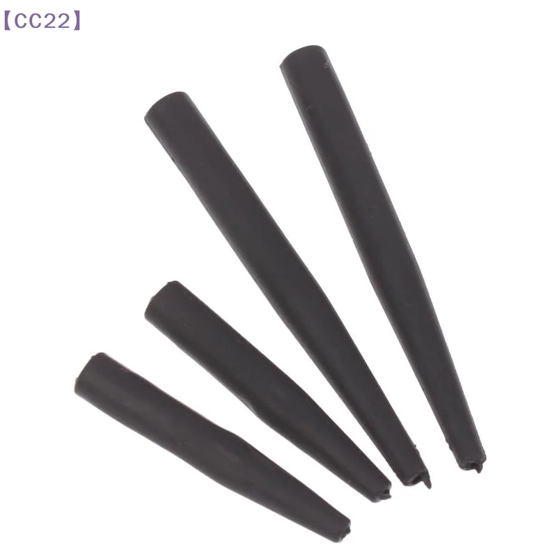 10 pièces, manchons anti-roulement en tungstène de 21/32 mm, hameçons pour montage de carpe, émerillons à clip, accessoires pour pêche à la carpe et à la pêche de gros poissons {C}