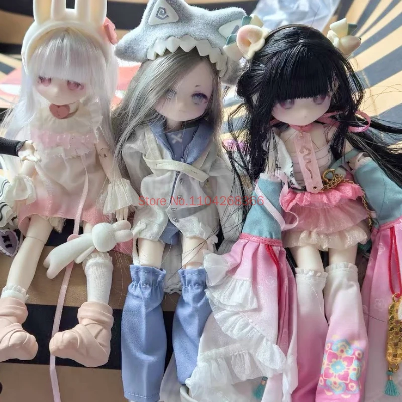 

Inedible Dolls Mjd Blind Box Lovely Kwaidan Hair Transplant 1/8 Scale Bjd Figurin Cute Anime Action Movable Joint Desktop Toys