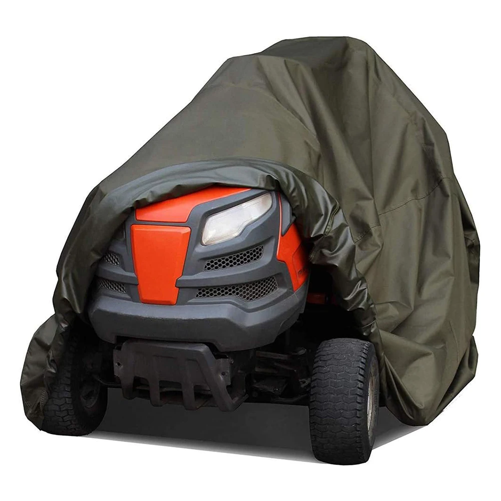 Lawn Care Maintenance Lawn Mower Cover Heavy-duty Cover Adjustable Garden Tractor Cover Mower Dust Cover Adjustable Straps