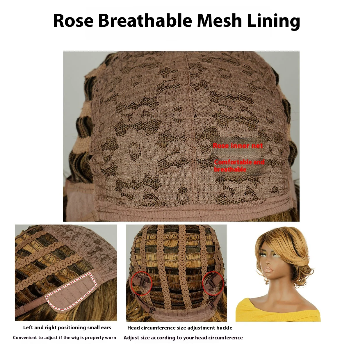 قصيرة شقراء الجذور الداكنة رجل شقراء Pelucas هالوين زي واقعية الألياف الاصطناعية أشعث شعر مستعار تأثيري