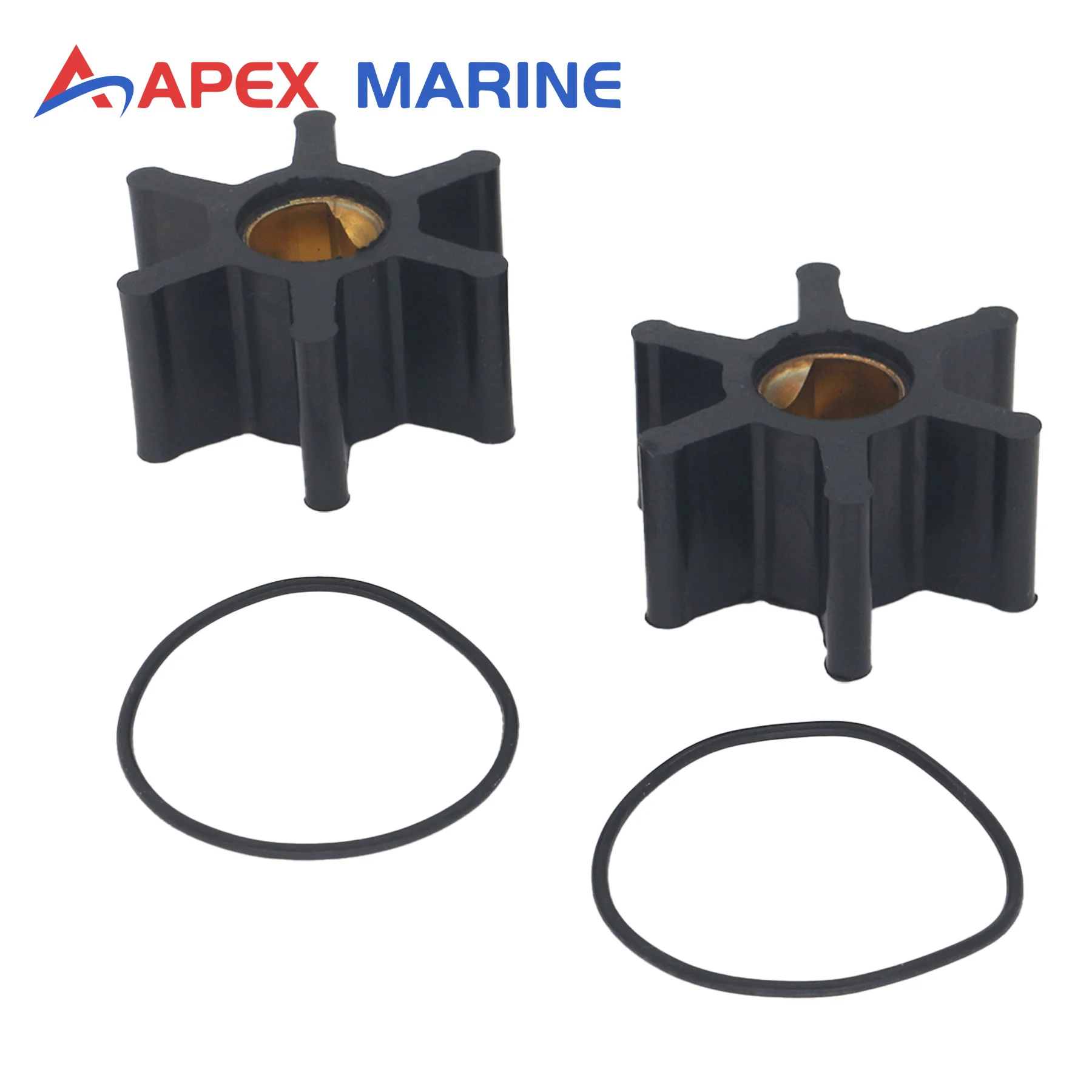 2 Sets Impeller Maintenance Kit 359978 W/ O-ring 23447 for Kohler Marine Raw Sea Water Pumps GM28487 GM359341 GM63535