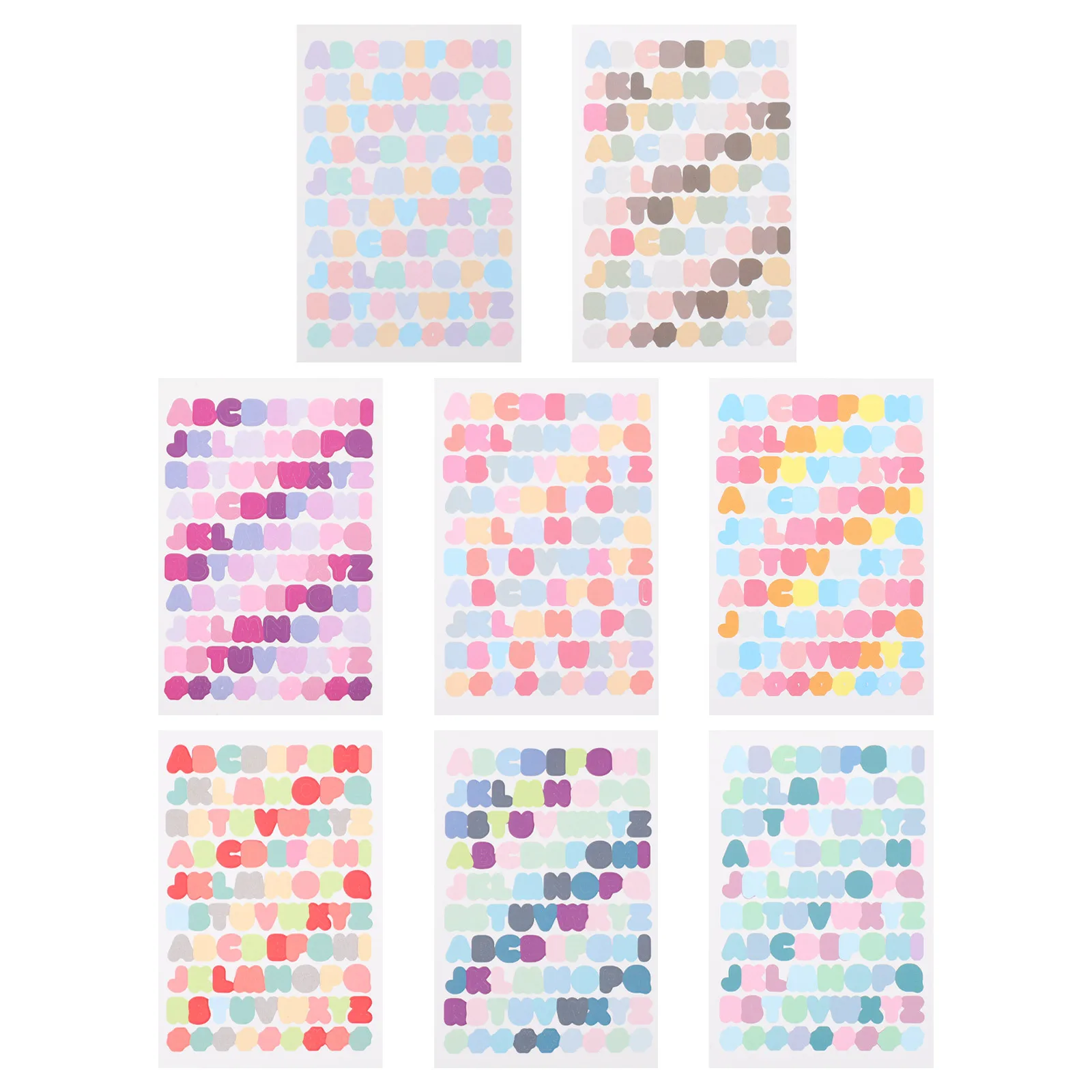 8 ورقة مذكرات ملصق يدوي الصنع كمية كافية الكرتون جميل يطبع القرطاسية الزخرفية الإبداعية المحمولة ديكور