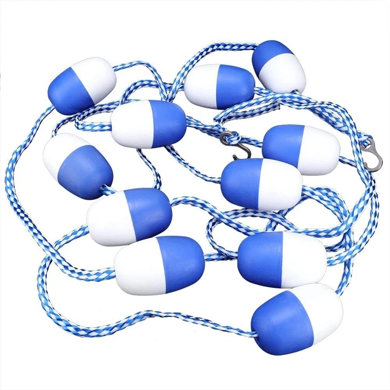 

Безопасный поплавок для бассейна, веревка для разделения, трос с 11 шариками, оборудование для бассейна
