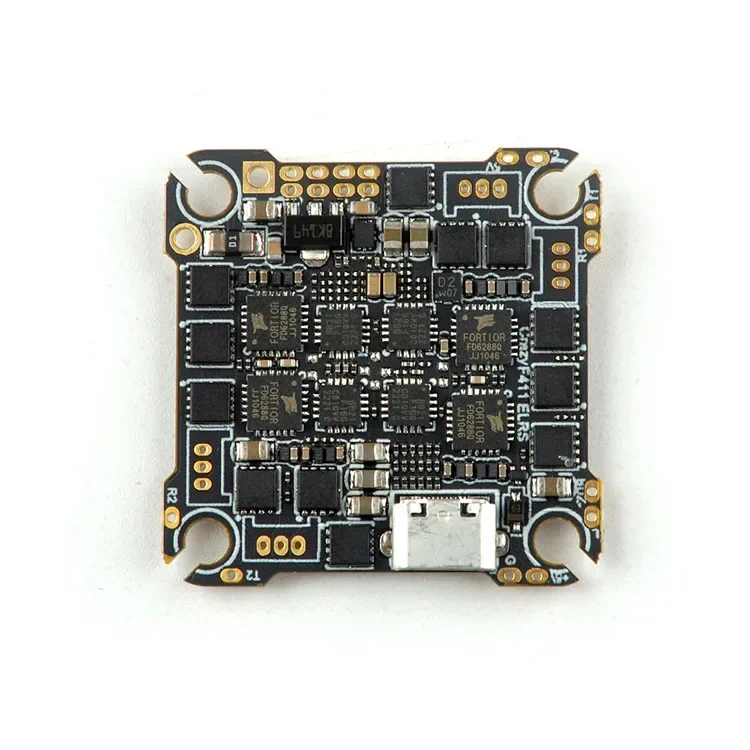 Happymodel-CrazyF411 ELRS AIO 4in1 F411 비행 컨트롤러, 내장 UART 2.4G ELRS RX 20A ESC 2-4S FPV 이쑤시개 드론용